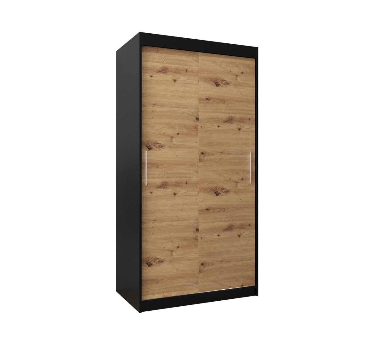 Szafa przesuwna Garderoba TOKYO 100 gł. 62 czarny/artisan