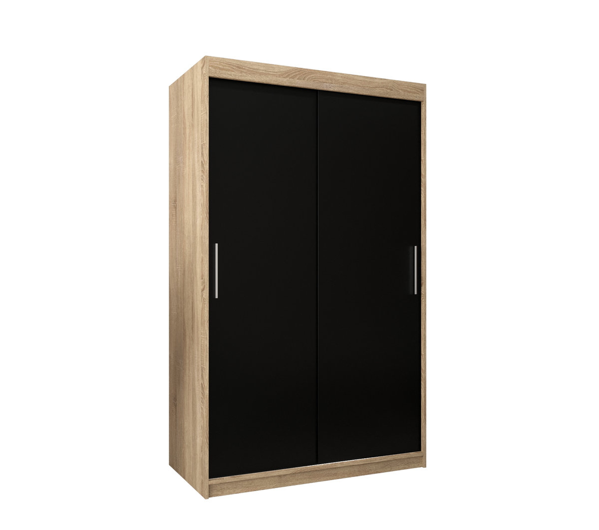 Szafa przesuwna Garderoba TOKYO 120 gł. 62 sonoma/czarny