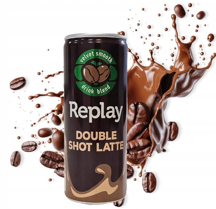 Kawa mrożona REPLAY Double Shot Latte - Podwójne espresso