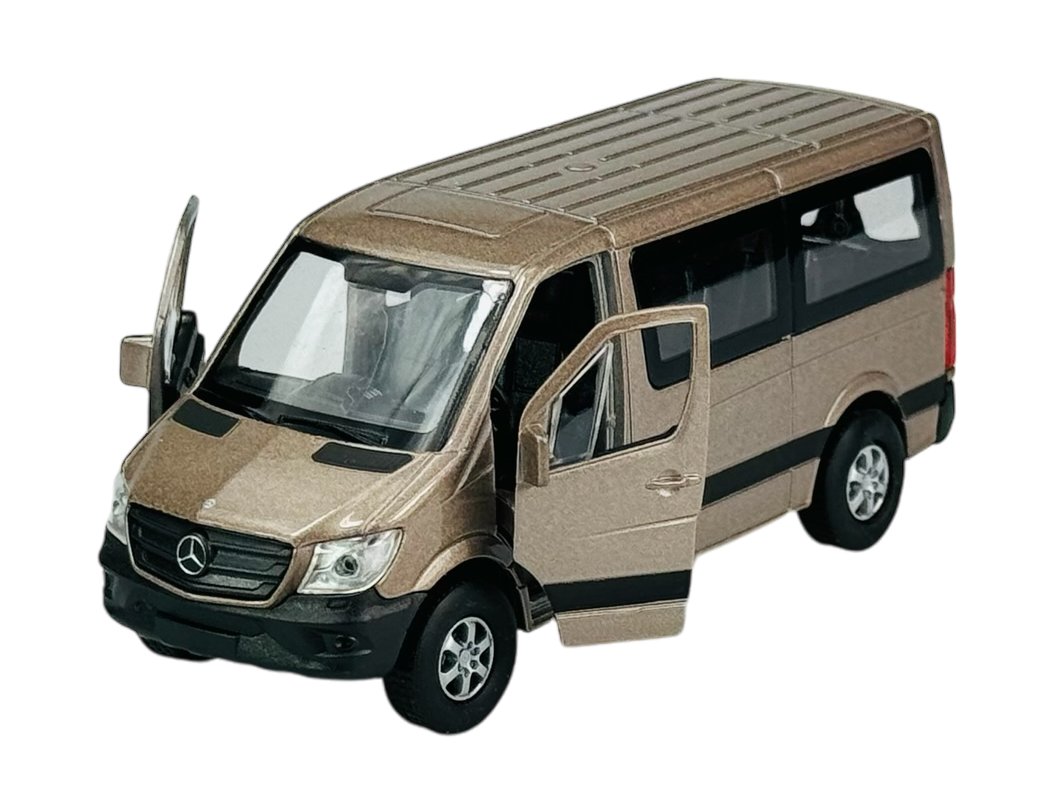 WELLY MERCEDES-BENZ SPRINTER TRAVELINER ZŁOTY 1:34 43731