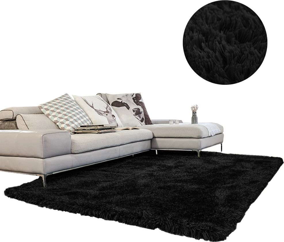 Dywan - Living Room Shaggy 250x350 - Black uniwersalny