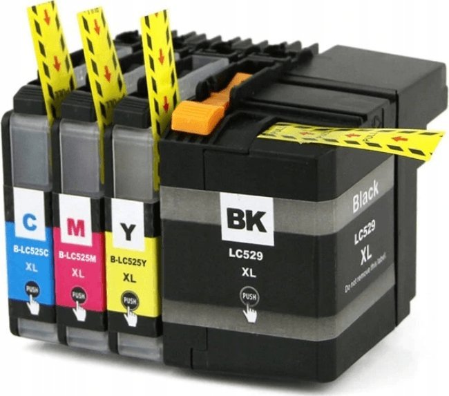 Tusz WhiteBox Zestaw 4x tusz do Brother LC525 / LC529 XL CMYK
