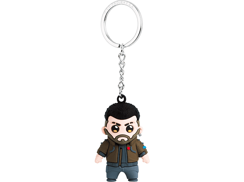 Brelok GOOD LOOT Cyberpunk 2077 V-Male Good Loot 3D Keychain