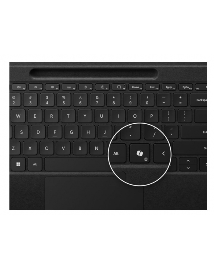 microsoft Klawiatura Surface Pro Flex Commercial Czarna ZRA-00008