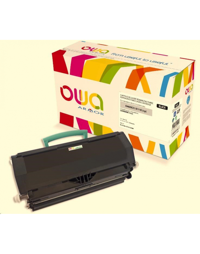 OWA ARMOR TONER E460X11E BLACK K15162OW 15000 stron