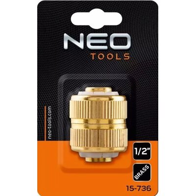 Neo Reparator węża 1/2', mosiężny