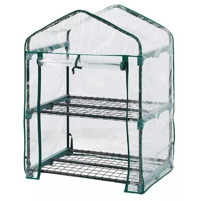 Szklarnia balkonowa ogrodowa tunel 69x49x95cm folia PVC metalowa konstrukcja NEO 15-900