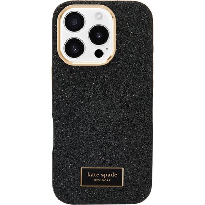 Etui KATE SPADE NEW YORK Crystal Pave MagSafe do Apple iPhone 16 Pro Czarny | Bezpłatny transport