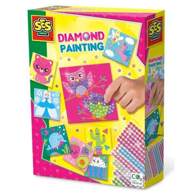 Kreatywna zabawa Diamentowa kolorowanka