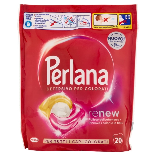 Perlana Colorati - Kaspułki do kolorowego prania (20 szt.)