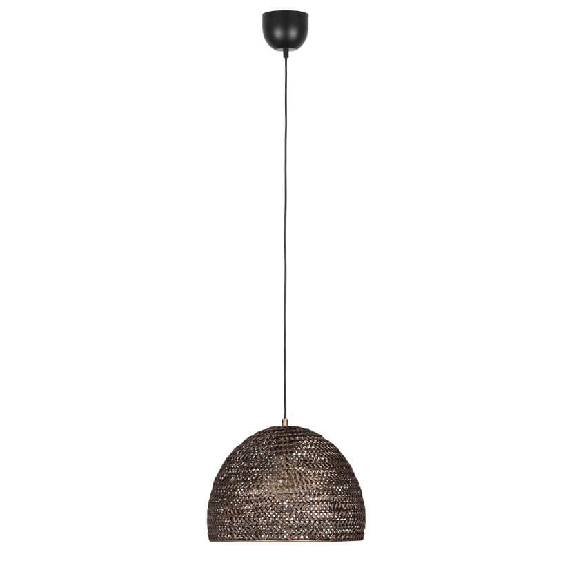 Wiklinowa lampa zwisająca KAMARA 365290104 Trio pleciona patyna