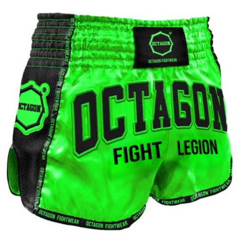 Octagon Spodenki Kickboxing/Muay Thai Fight Legion Green