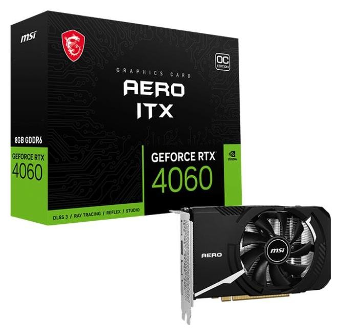 MSI GeForce RTX 4060 AERO ITX 8GB OC DLSS 3