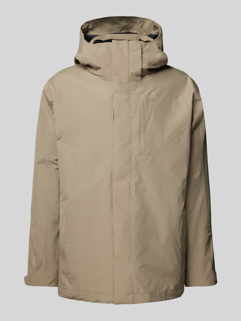 Kurtka z nadrukiem z logo model ‘TAMINA’