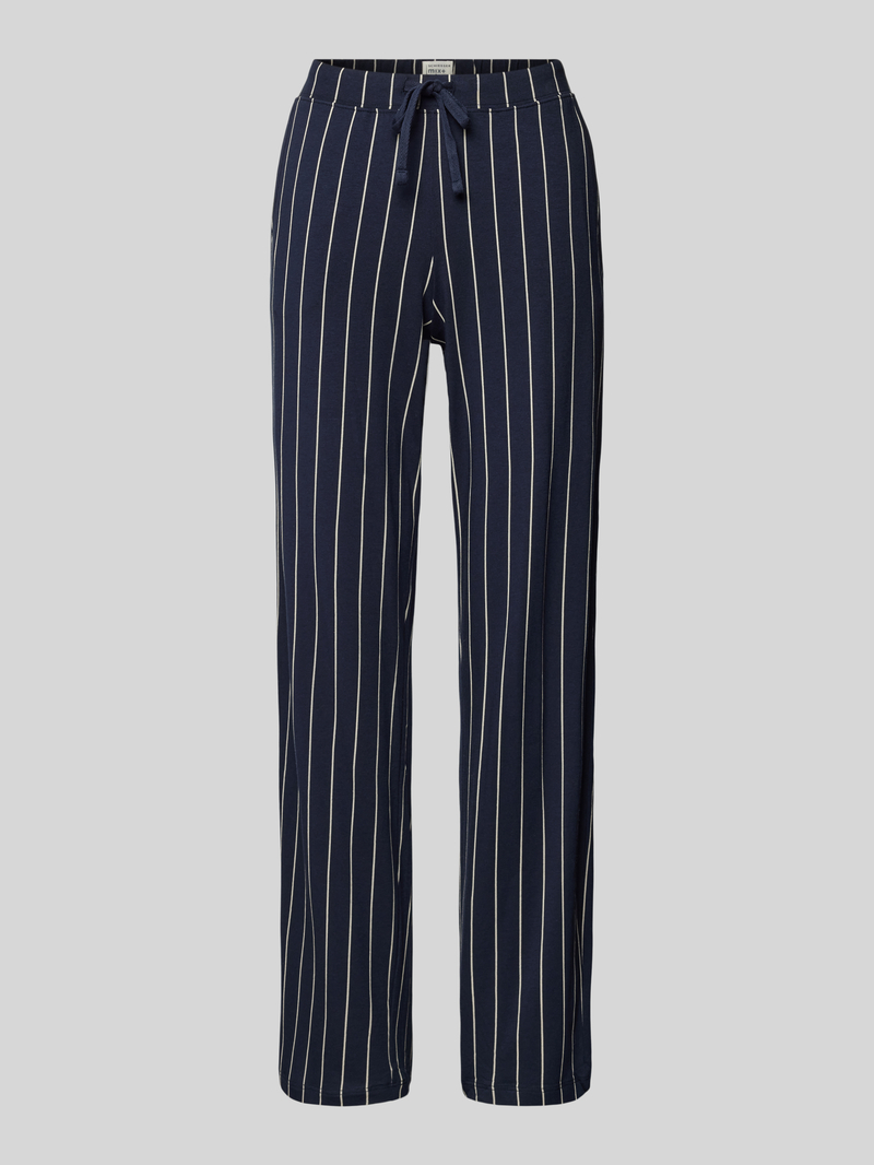 Spodnie od piżamy ze wzorem w blokowe pasy