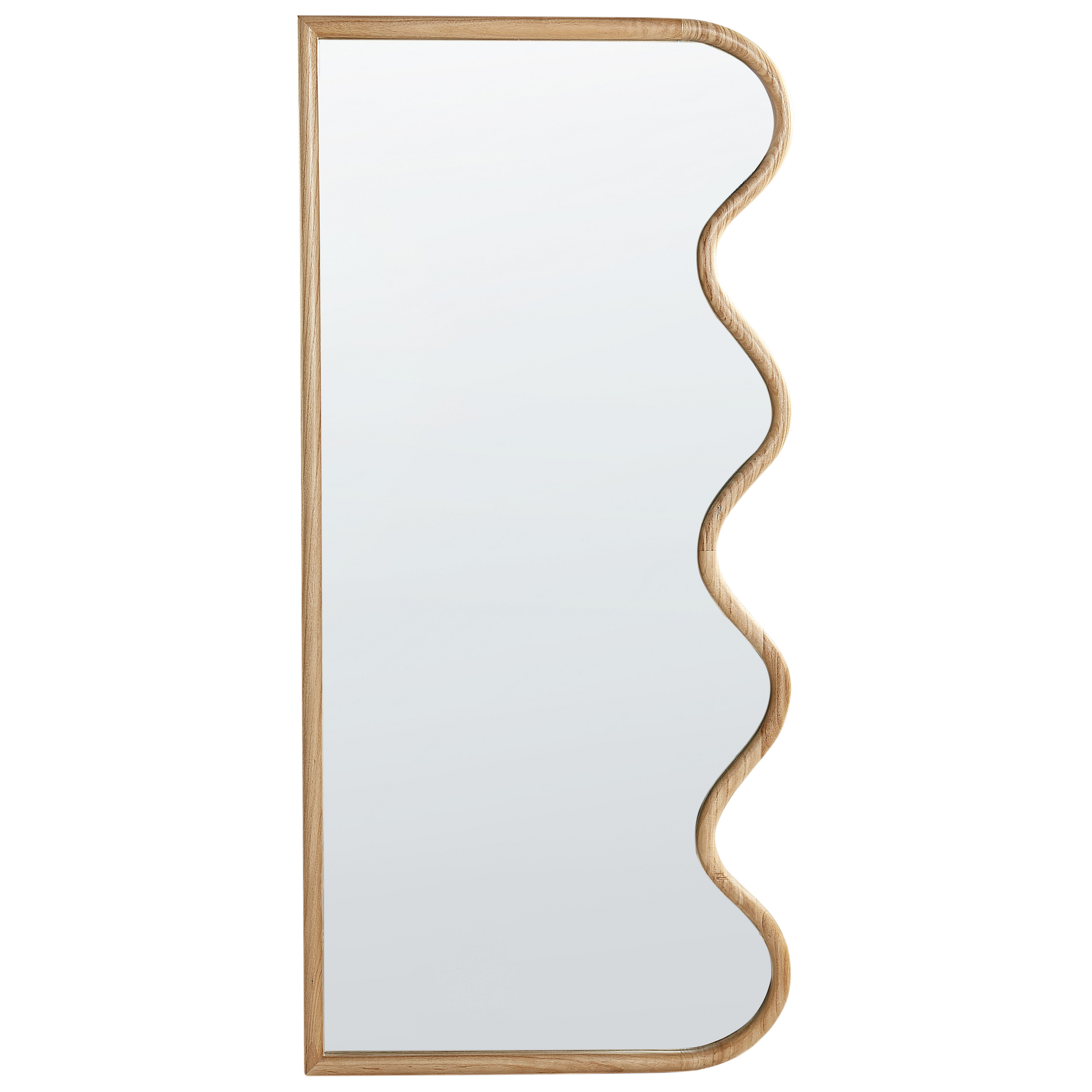 Lustro ścienne 150 cm Jasne drewno MURAT