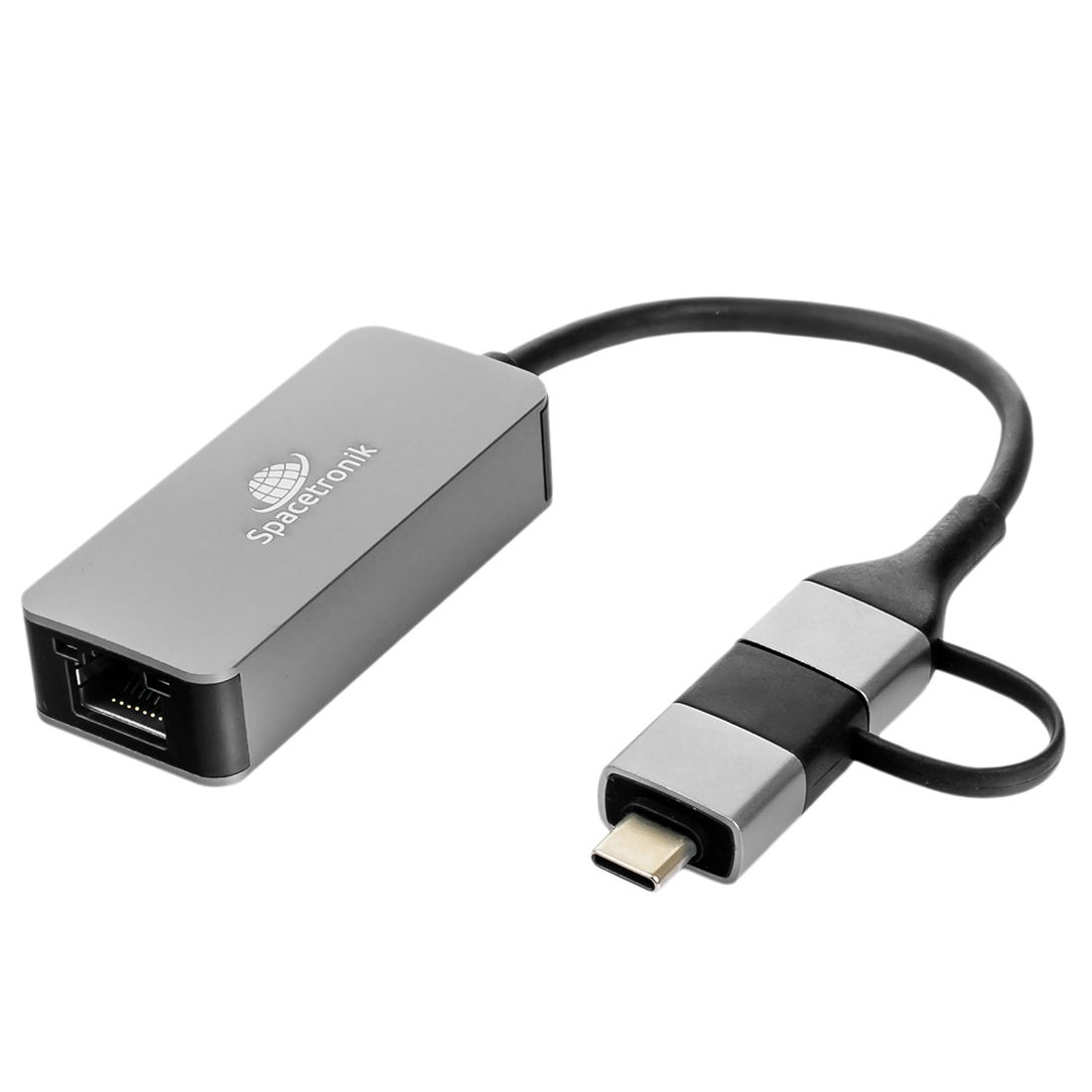 Spacetronik Karta LAN 2.5Gbps adapter USB-C USB 3.0 na RJ45