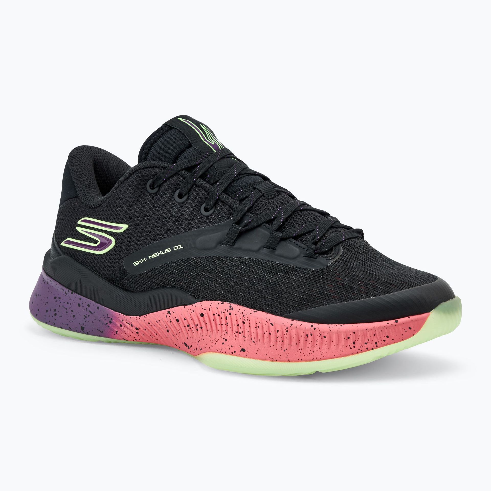 Buty do koszykówki męskie SKECHERS SKX Nexus black/purple/pink WYSYŁKA W 24H 30 DNI NA ZWROT