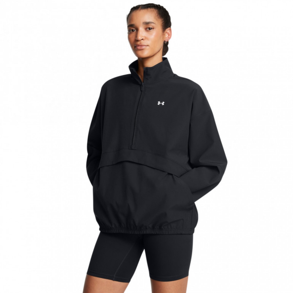 Damska kurtka treningowa Under Armour Armoursport Anorak - czarna - UNDER ARMOUR
