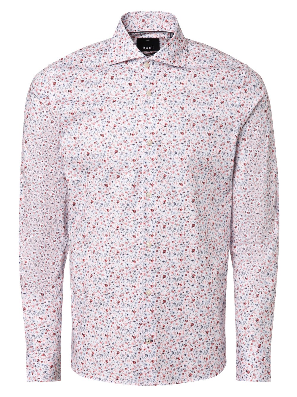 JOOP! Koszula męska Mężczyźni Slim Fit Bawełna biały|wielokolorowy wzorzysty, 41