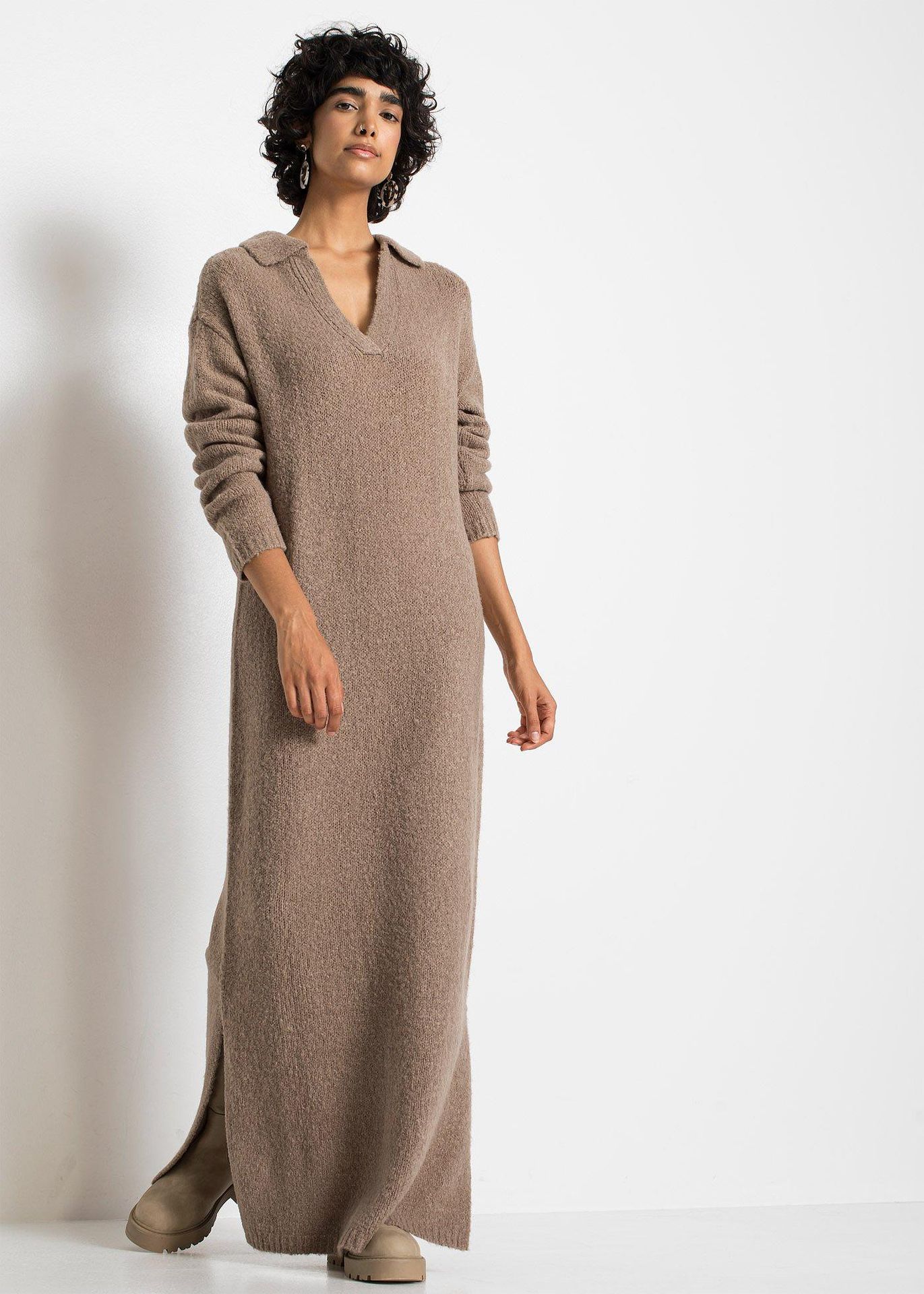 Sukienka dzianinowa oversized - bonprix