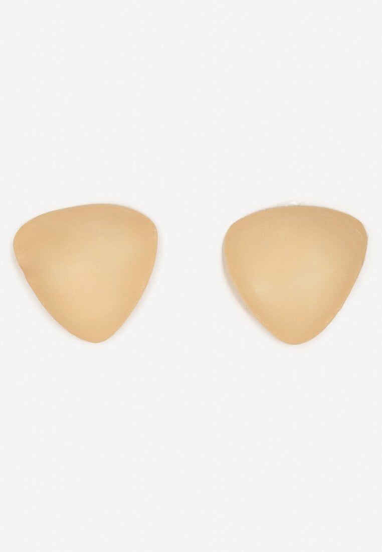 Beżowy Biustonosz Samonośny z Gładkim Wykończeniem Senarra