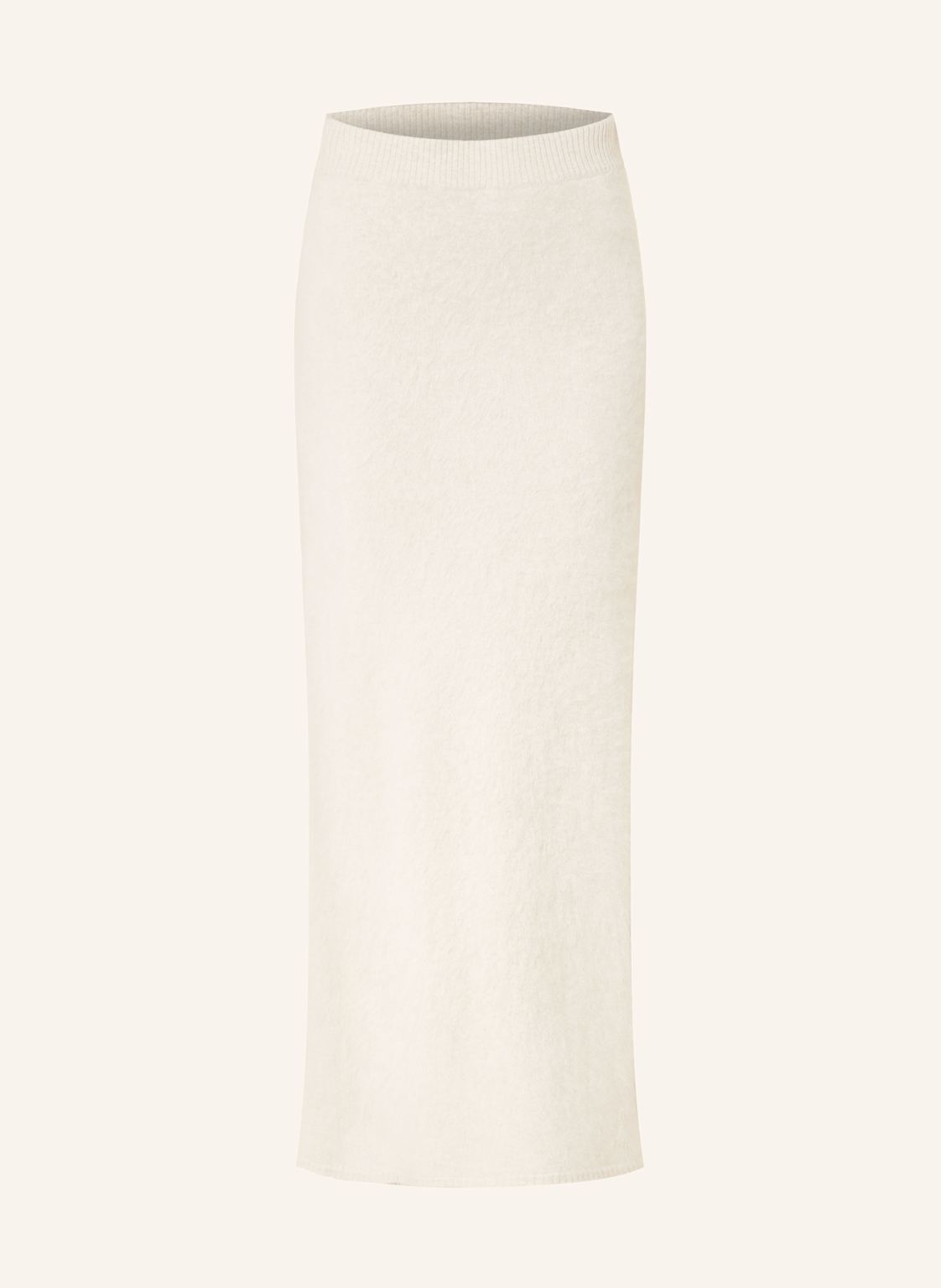 Almada Label Spódnica Dzianinowa Umi Z Kaszmiru beige
