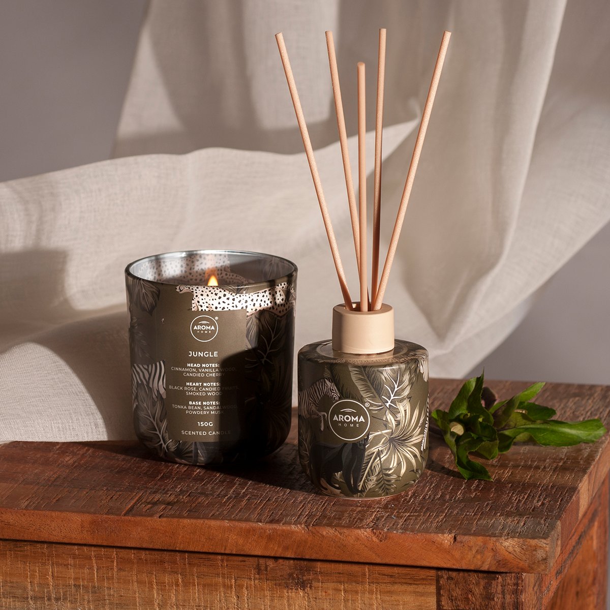 Aroma Home, świeca zapachowa, Jungle, 150g, 6 sztuk
