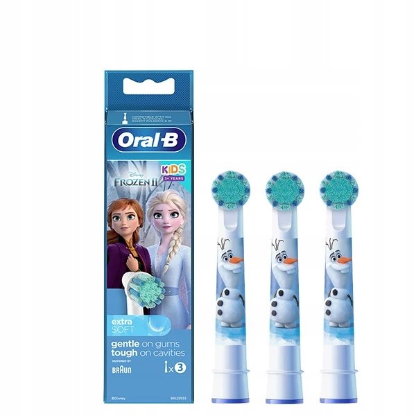 Oryginalne końcówki Oral-B dla dzieci Frozen 3 sztuki