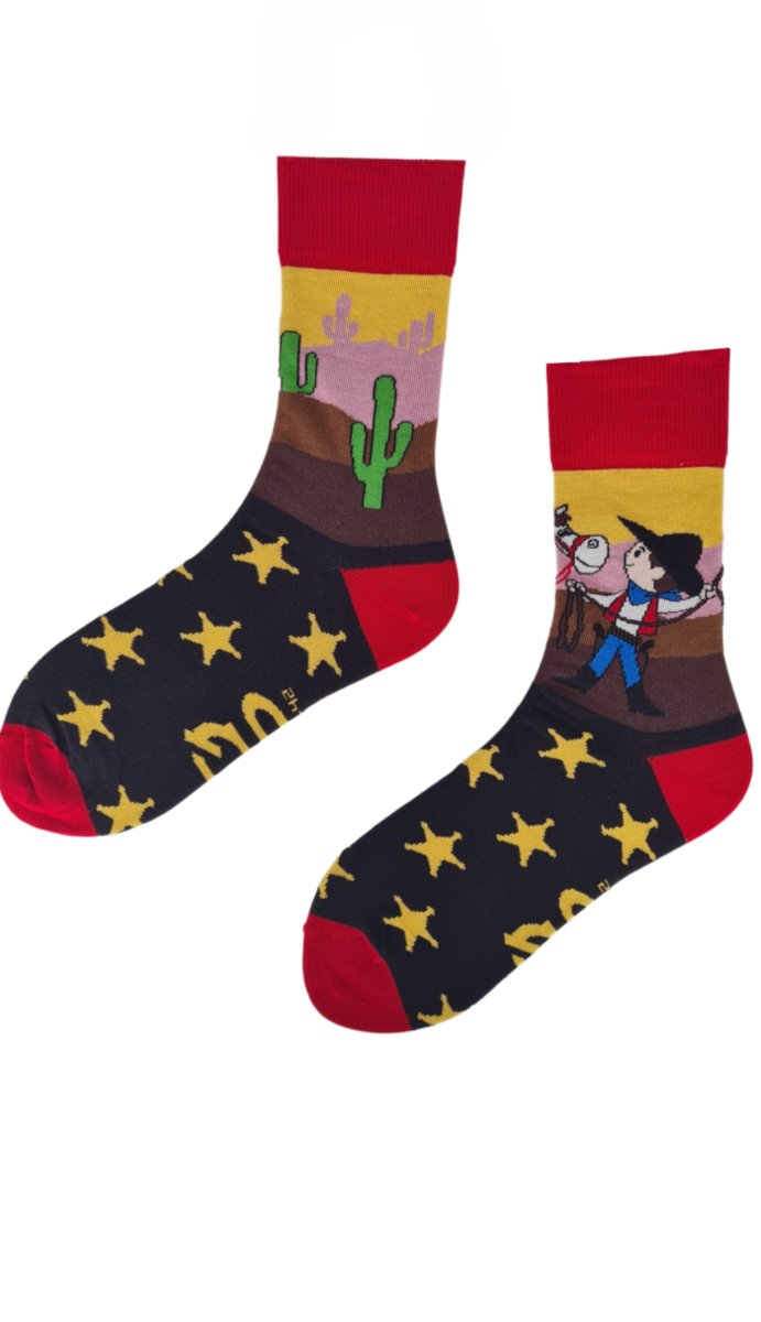 Skarpety długie Bolek i Lolek na dzikim zachodzie 31-34 Geek Socks