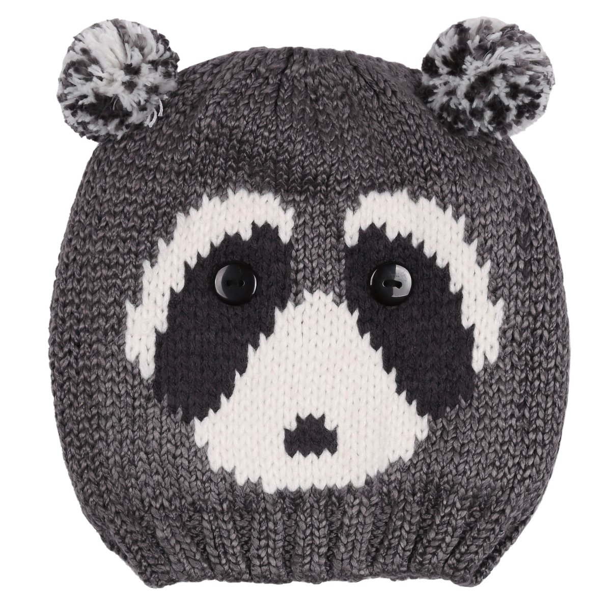 Szaro-biało-czarna czapka