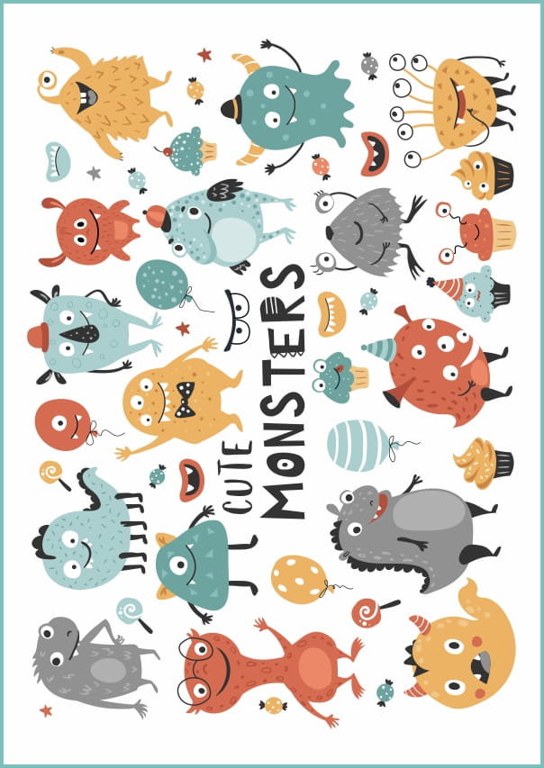 Tatuaże zmywalne tymczasowe z grafiką na halloween, arkusz A4