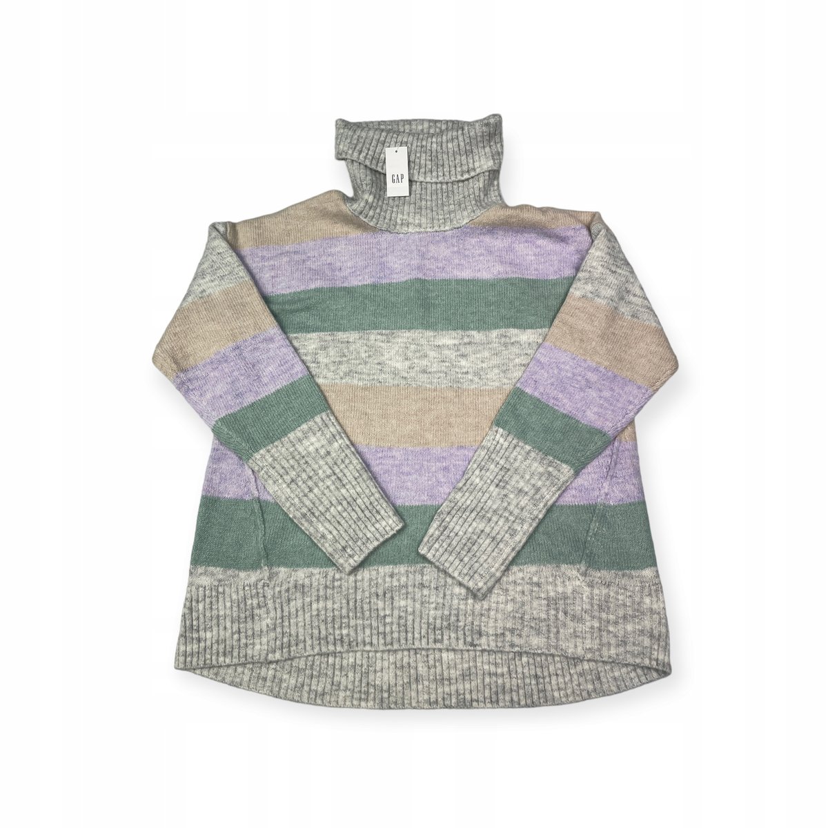 Golf sweter damski na długi rękaw GAP L