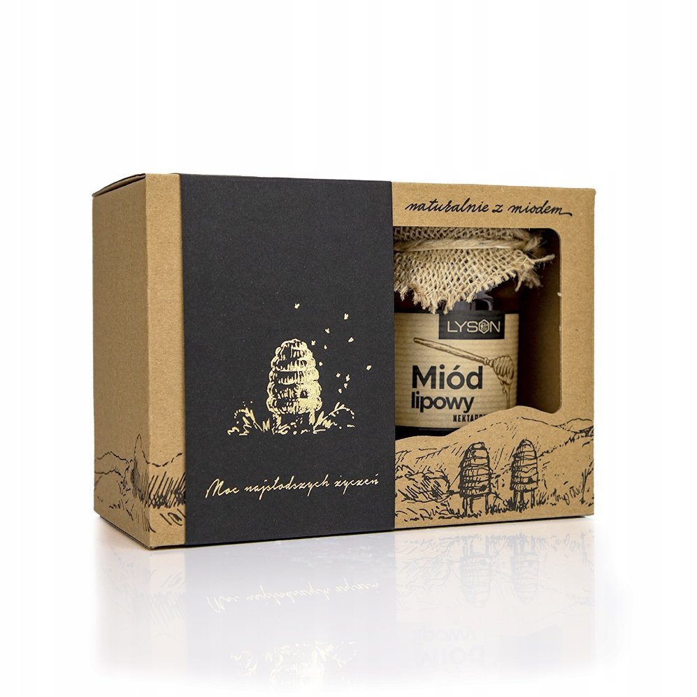 Zestaw miodów seria Beskidy Wielokwiatowy Lipowy 2x400g dla Nauczyciela