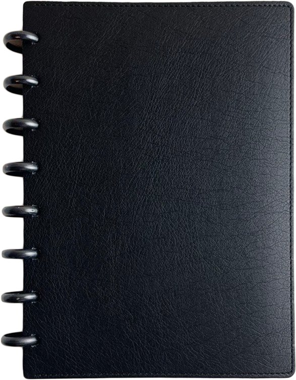 Notatnik A5 czarny z systemem dysków