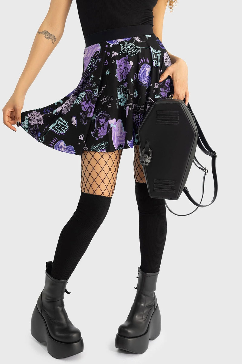 spódniczka KILLSTAR - HAUNT IT (MONSTER HIGH)-L