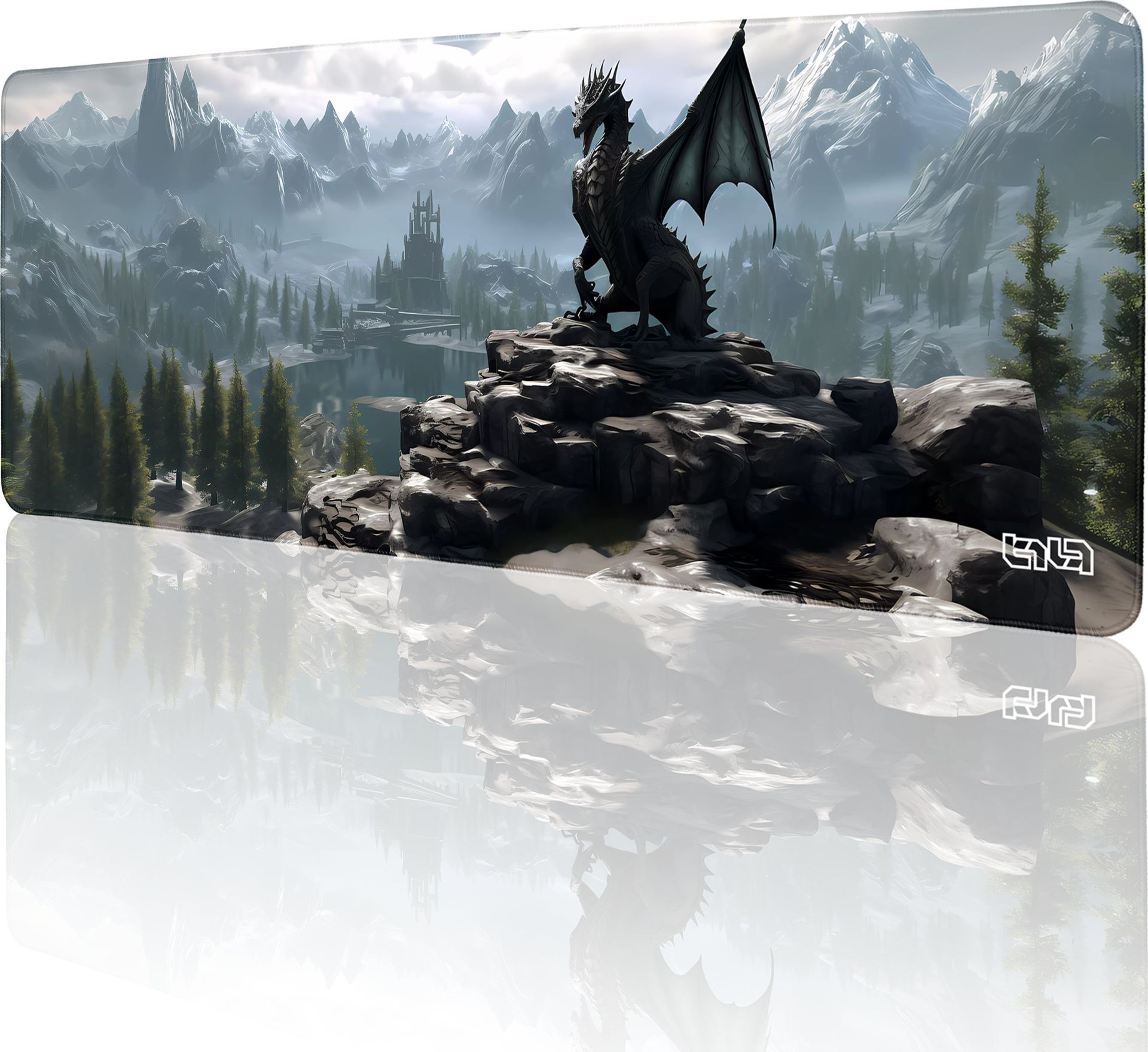 Podkładka Tilt PODKŁADKA POD MYSZ GAMINGOWA Smocza Władza 80x30 TILT Antypoślizgowa