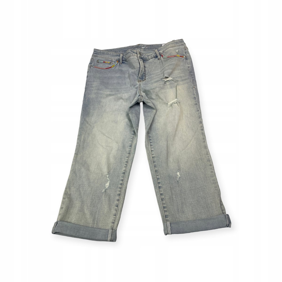 Spodnie jeansowe damskie 3/4 SEVEN 7 JEANS XL