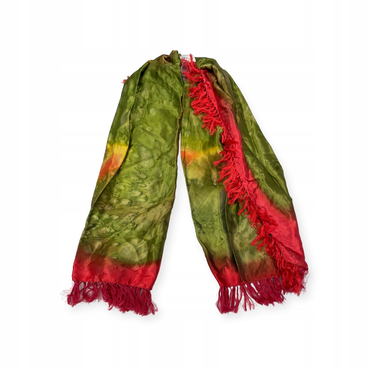 Jedwabny szalik kolorowy