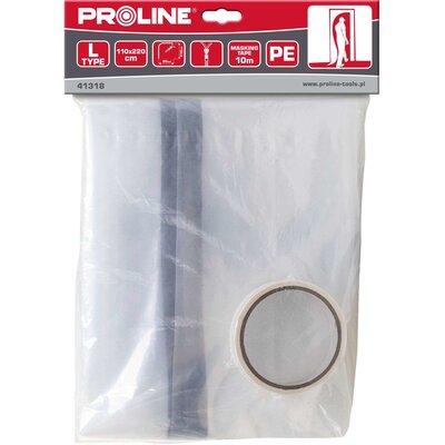 Kurtyna przeciwpyłowa z zamkiem TYP L 110cmx220cm Proline