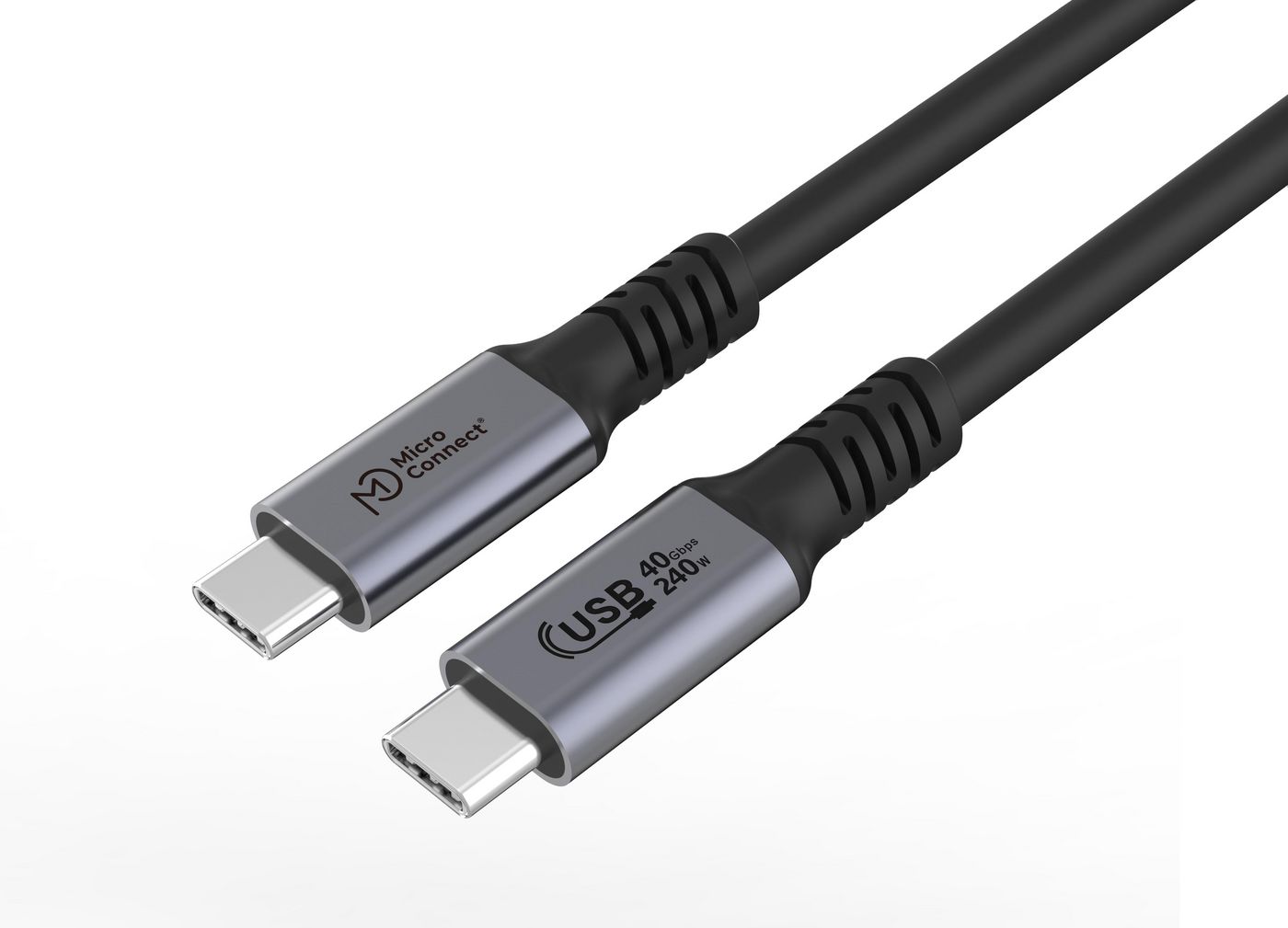 Microconnect USB4CC15-240W kabel USB 1,5 m USB4 Gen 3x2 USB C Czarny