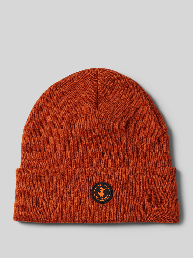 Czapka beanie z naszywką z logo model ‘LOU’