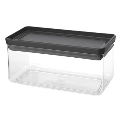 Pojemnik plastikowy BRABANTIA Tasty+ 229923 1.5 L Przezroczysto-ciemnoszary