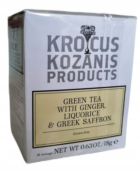 Herbata Krocus Kozanis Z Imbirem I Lukrecją Grecja
