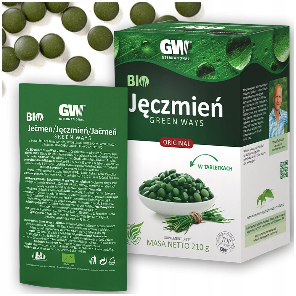 BIO JĘCZMIEŃ Green Ways w tabletkach, 600 tabletek