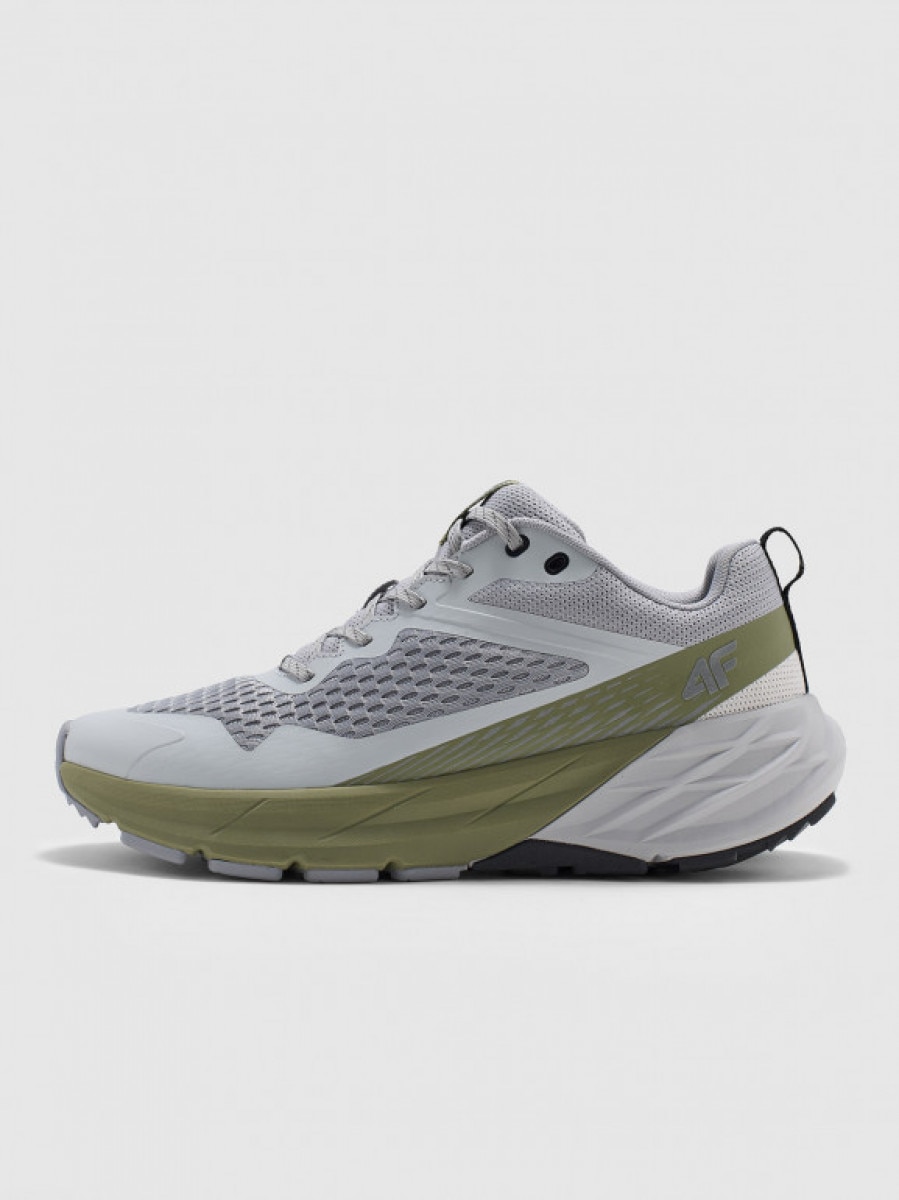 Męskie buty trekkingowe trailowe 4F Speed Hiker 4FWMM00FOTSM037 - szare