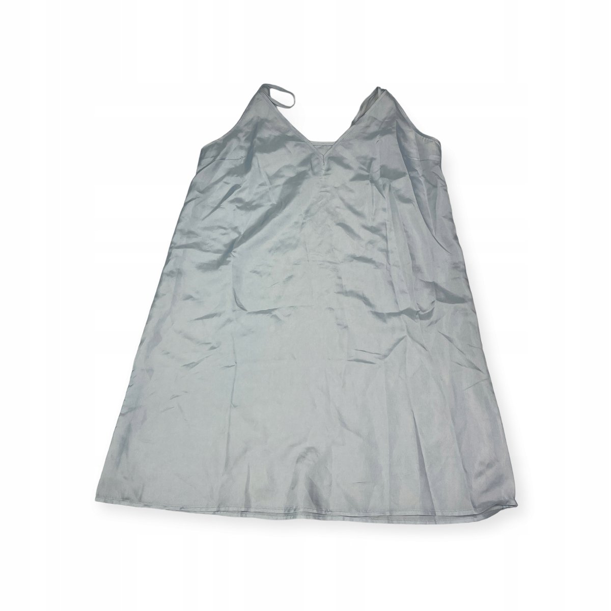 Błękitna koszulka nocna na ramiączkach L