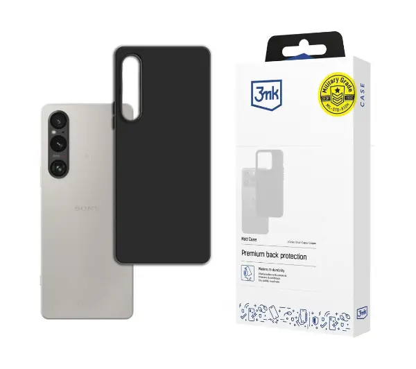 3mk Matt Case do Sony Xperia 1 VI Czarny
