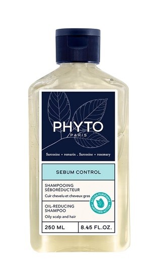 Phyto Sebum Control Szampon ograniczający przetłuszczanie włosów, 250 ml