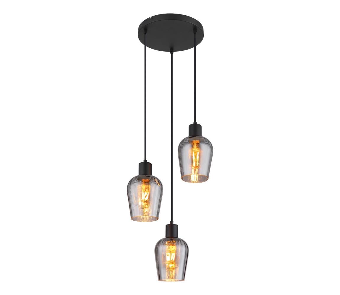 Globo 15627-3 - Żyrandol na lince RYAN 3xE27/40W/230V